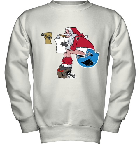 Santa Claus Atlanta Falcons Shit On Other Teams Christmas Youth Sweatshirt