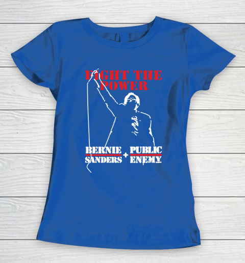 Fight The Power Bernie Sanders Public Enemy Women's T-Shirt - Image 9