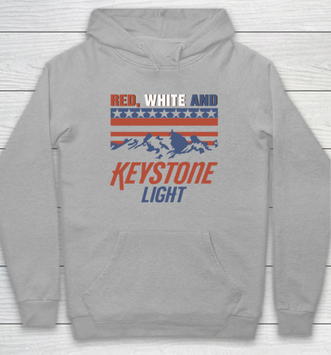 Red White And Keystone Light 4th Of July Hoodie 4