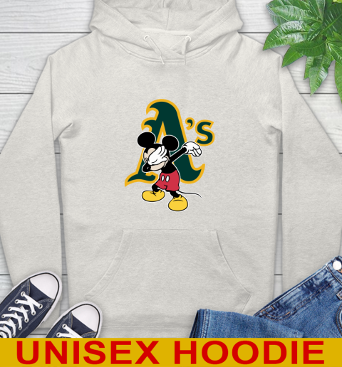 Oakland Athletics MLB Baseball Dabbing Mickey Disney Sports Hoodie 12