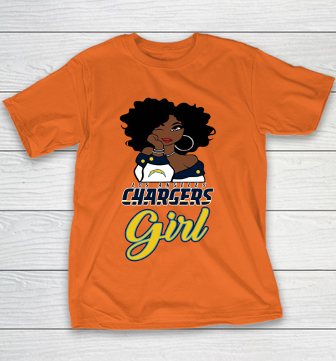 Los Angeles Chargers Girl NFL Youth T-Shirt 7