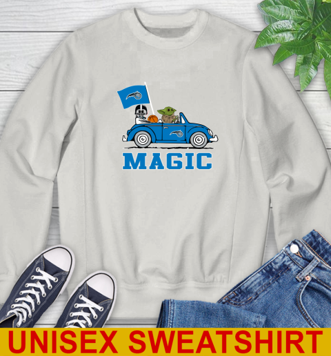 NBA Basketball Orlando Magic Darth Vader Baby Yoda Driving Star Wars Shirt Sweatshirt 12