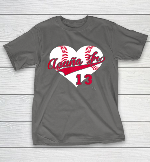 Ronald Acuna Jr Baseball Heart Gameday T-Shirt 8
