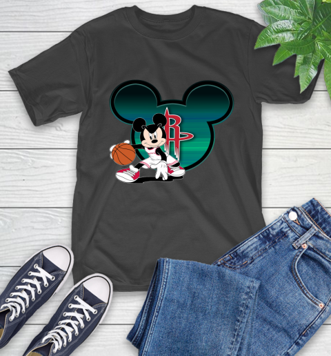 NBA Houston Rockets Mickey Mouse Disney Basketball T-Shirt 2