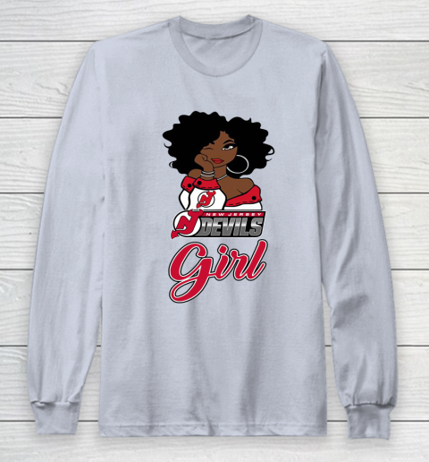 New Jersey Devils Girl NHL Long Sleeve T-Shirt 6