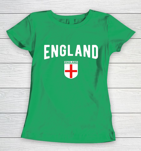 England Soccer Jersey 2021 2022 Football Team Women's T-Shirt 5