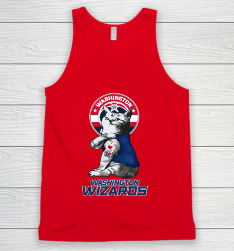 NBA Basketball My Cat Loves Washington Wizards Tank Top 5