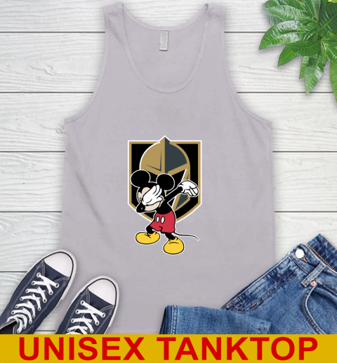 Vegas Golden Knights NHL Hockey Dabbing Mickey Disney Sports Tank Top 4