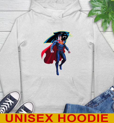 NFL Superman DC Sports Football Carolina Panthers Hoodie