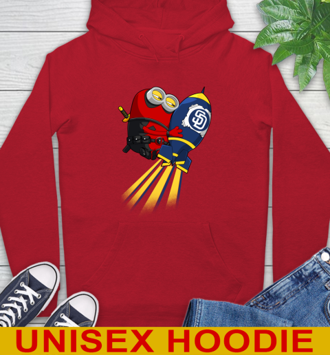MLB Baseball San Diego Padres Deadpool Minion Marvel Shirt Hoodie 10