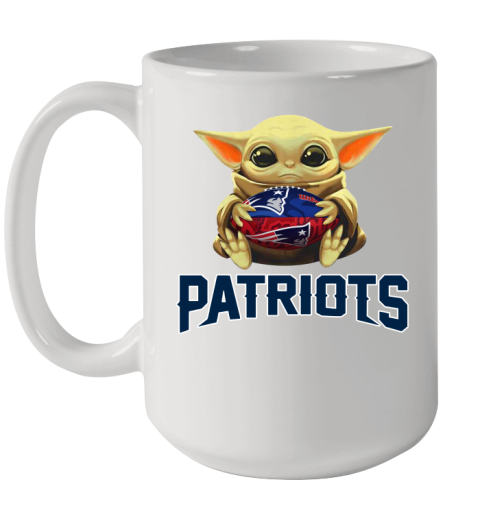 NFL Football New England Patriots Baby Yoda Star Wars Shirt Ceramic Mug 15oz