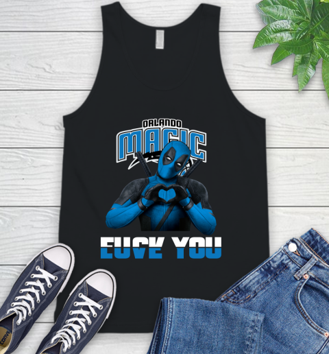 NBA Orlando Magic Deadpool Love You Fuck You Basketball Sports Tank Top