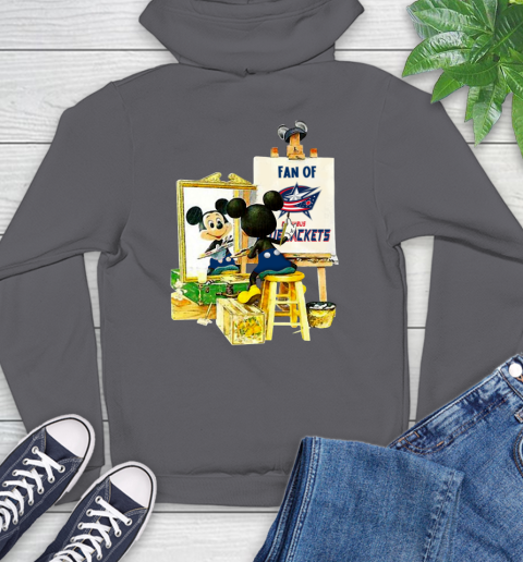NHL Hockey Columbus Blue Jackets Mickey Drawing Shirt 20