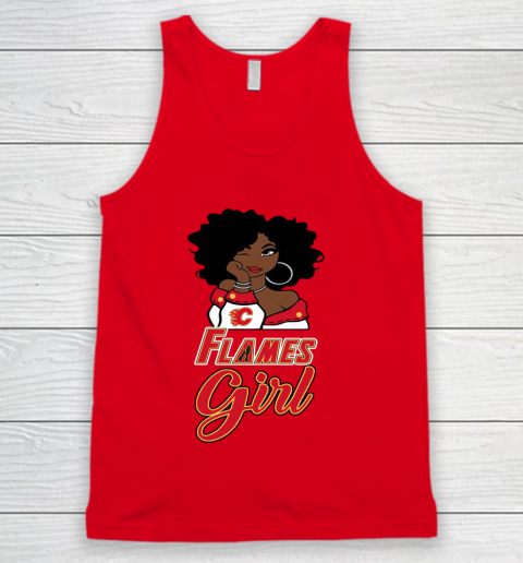 Calgary Flames Girl NHL Tank Top 6