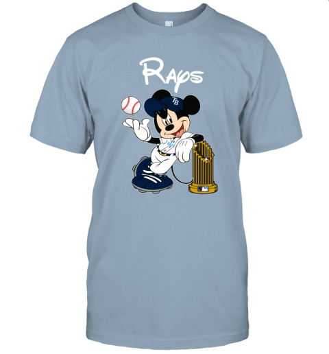 Tampa Bay Rays Mickey Taking The Trophy MLB 2019 Unisex Jersey Tee