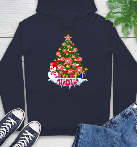 Atlanta Hawks Merry Christmas NBA Basketball Sports Hoodie 4
