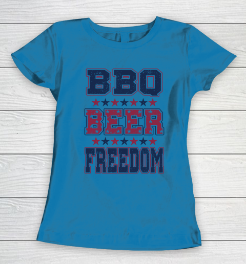 BBQ Beer Freedom Women's T-Shirt 7