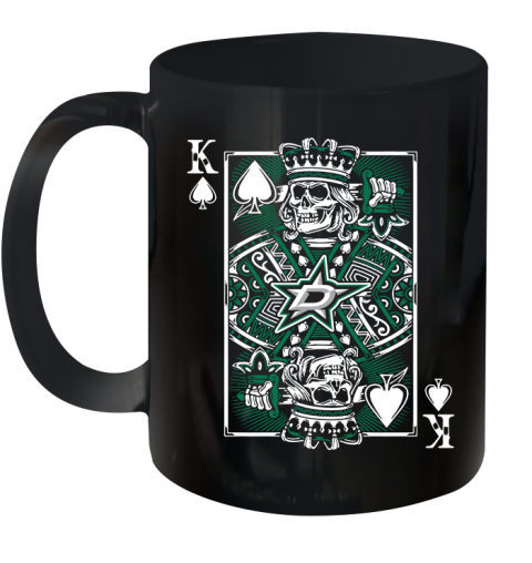 Dallas Stars NHL Hockey The King Of Spades Death Cards Shirt Ceramic Mug 11oz