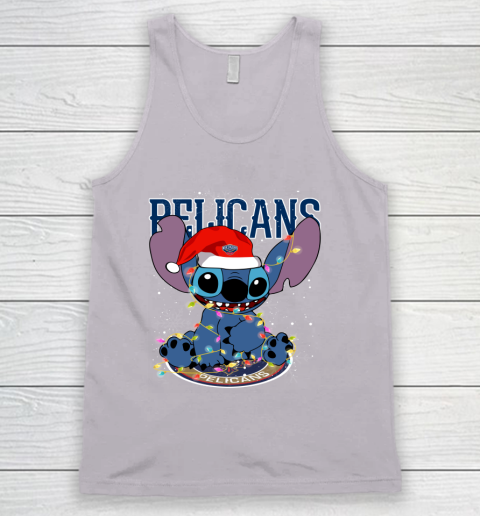 New Orleans Pelicans NBA noel stitch Basketball Christmas Tank Top 2