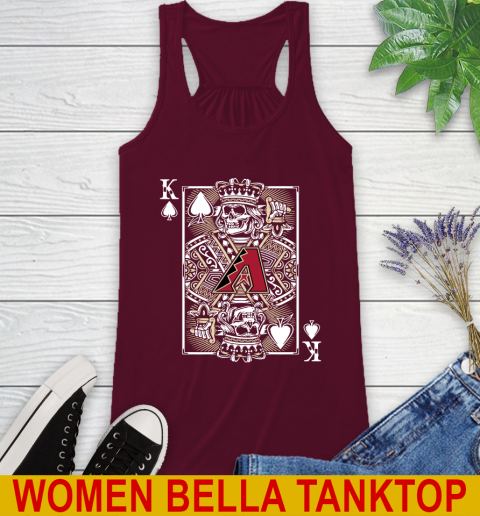 Arizona Diamondbacks MLB Baseball The King Of Spades Death Cards Shirt Racerback Tank 2