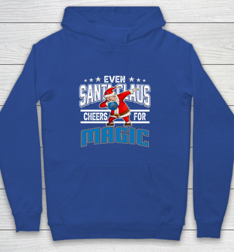 Orlando Magic Even Santa Claus Cheers For Christmas NBA Youth Hoodie 6
