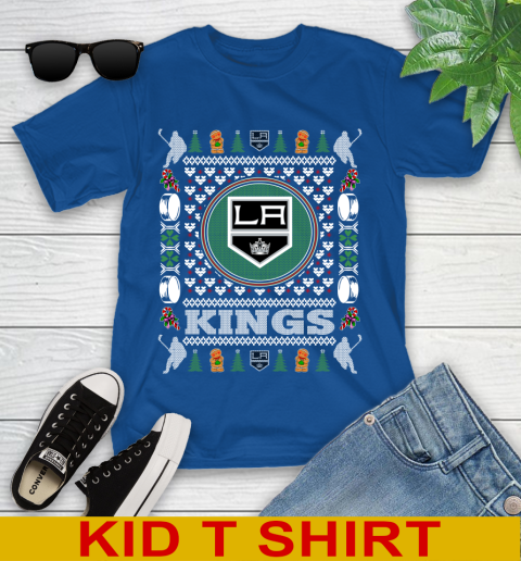 Los Angeles Kings Merry Christmas NHL Hockey Loyal Fan Youth T-Shirt 10
