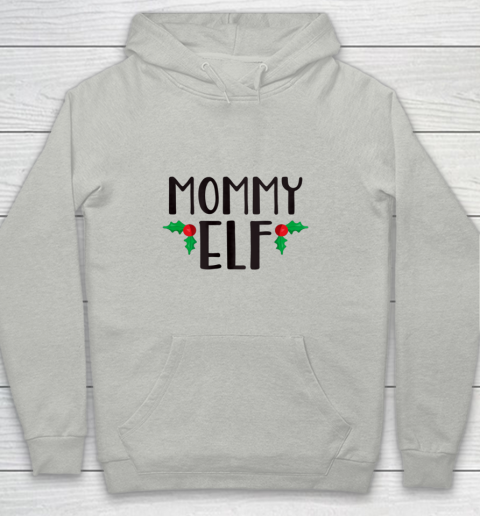 Mommy Elf Funny Family Christmas Gift Youth Hoodie