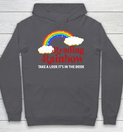 Reading rainbow hoodie top