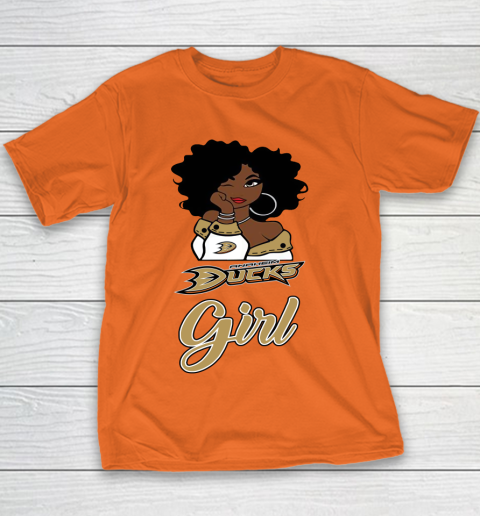 Anaheim Ducks Girl NHL Youth T-Shirt 7