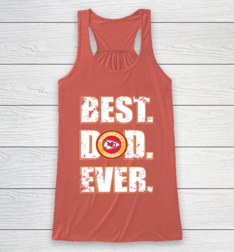 NFL Kansas City Chiefs Football Best Dad Ever Family Shirt Racerback Tank 3