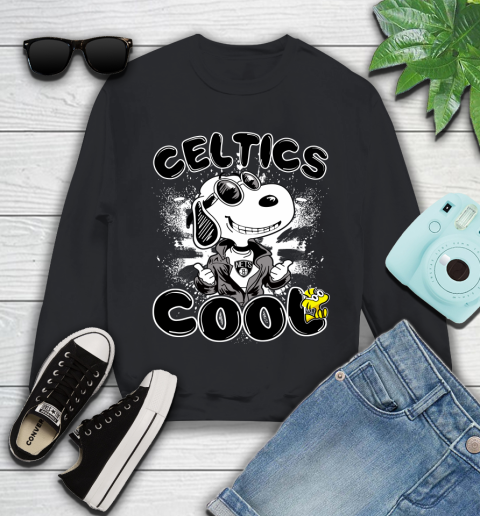 NBA Basketball Brooklyn Nets Cool Snoopy Shirt Youth Sweatshirt