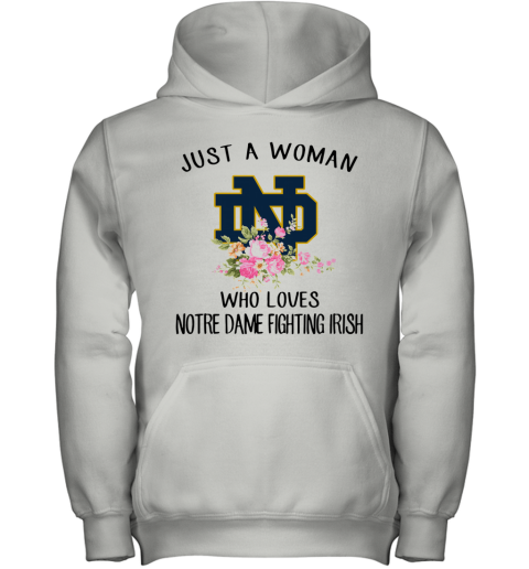 notre dame white sweatshirt