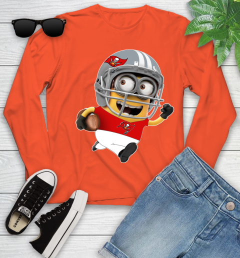 NFL Tampa Bay Buccaneers Minions Disney Football Sports Youth Long Sleeve 4