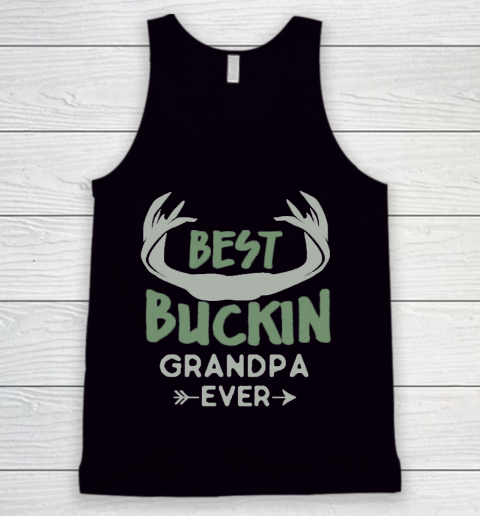 Grandpa Funny Gift Apparel  Deer Hunting Bucking Grandpa Tank Top