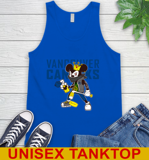 Vancouver Canucks NHL Hockey Mickey Peace Sign Sports Tank Top 5