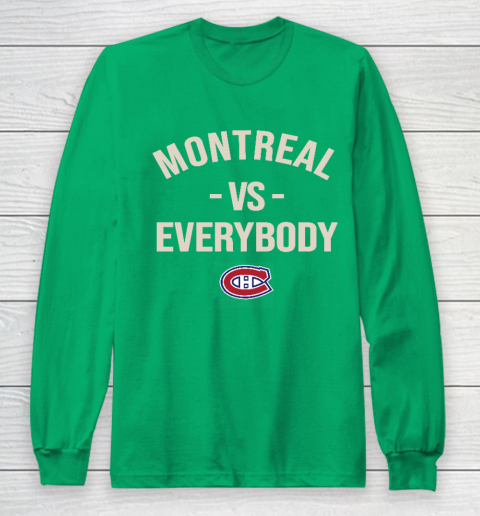 Montreal Canadiens Vs Everybody Long Sleeve T-Shirt 4