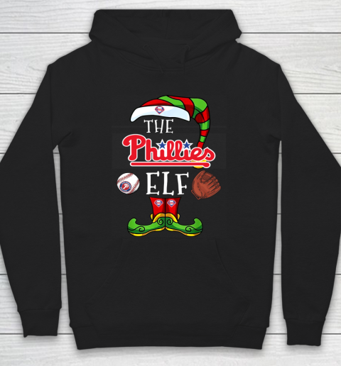 Philadelphia Phillies Christmas ELF Funny MLB Hoodie