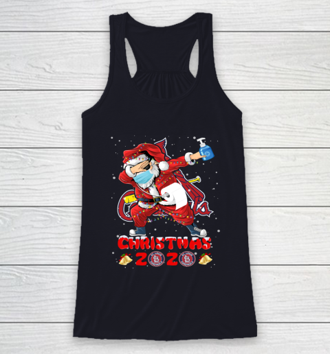 St.Louis Cardinals Funny Santa Claus Dabbing Christmas 2020 MLB Racerback Tank 7