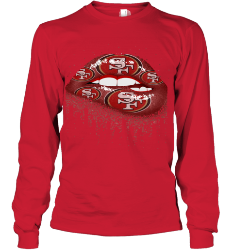 San Francisco 49ers Lips T Shirt Women Men And Youth Size S to