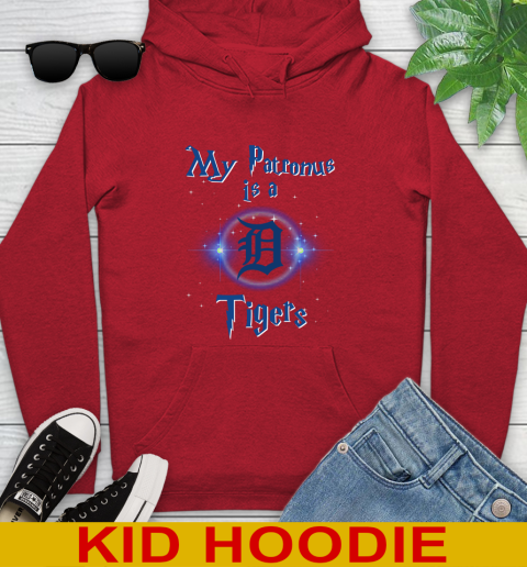 MLB Baseball Harry Potter My Patronus Is A Detroit Tigers Youth Hoodie 11