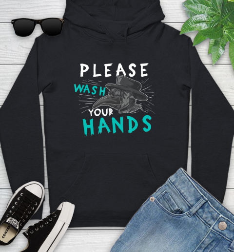 Nurse Shirt Washing Hands Please Wash Your Hand Plague Hygiene T Shirt Youth Hoodie