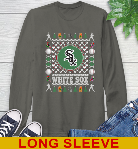 Chicago White Sox Merry Christmas MLB Baseball Loyal Fan Long Sleeve T-Shirt 10