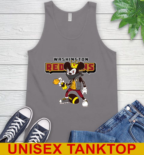 Washington Redskins NFL Football Mickey Peace Sign Sports Tank Top 7