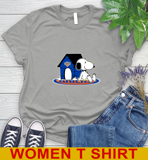 NBA Basketball New York Knicks Snoopy The Peanuts Movie Shirt Women's T-Shirt 11