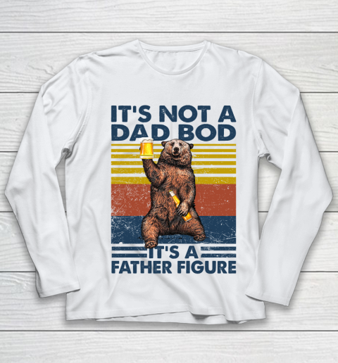 Father Figure  Dad Bod  Father's Day Gift Youth Long Sleeve