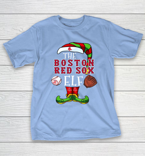 Boston Red Sox Christmas ELF Funny MLB T-Shirt