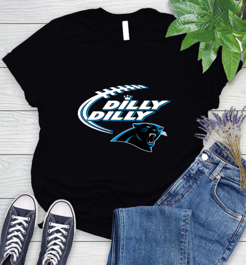 NFL Carolina Panthers Dilly Dilly Football Sports Women's T-Shirt 2