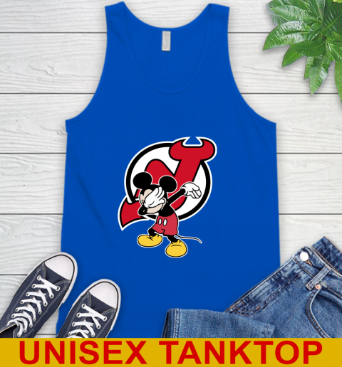 New Jersey Devils NHL Hockey Dabbing Mickey Disney Sports Tank Top 5