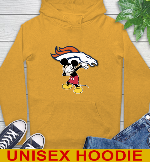 Denver Broncos NFL Football Dabbing Mickey Disney Sports Hoodie 3