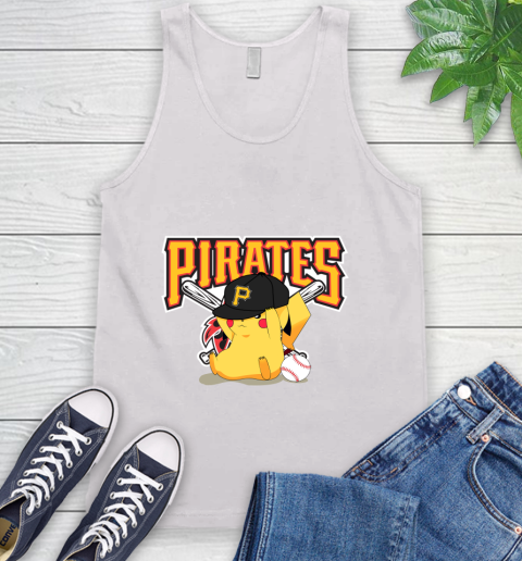 MLB Pikachu Baseball Sports Pittsburgh Pirates Tank Top